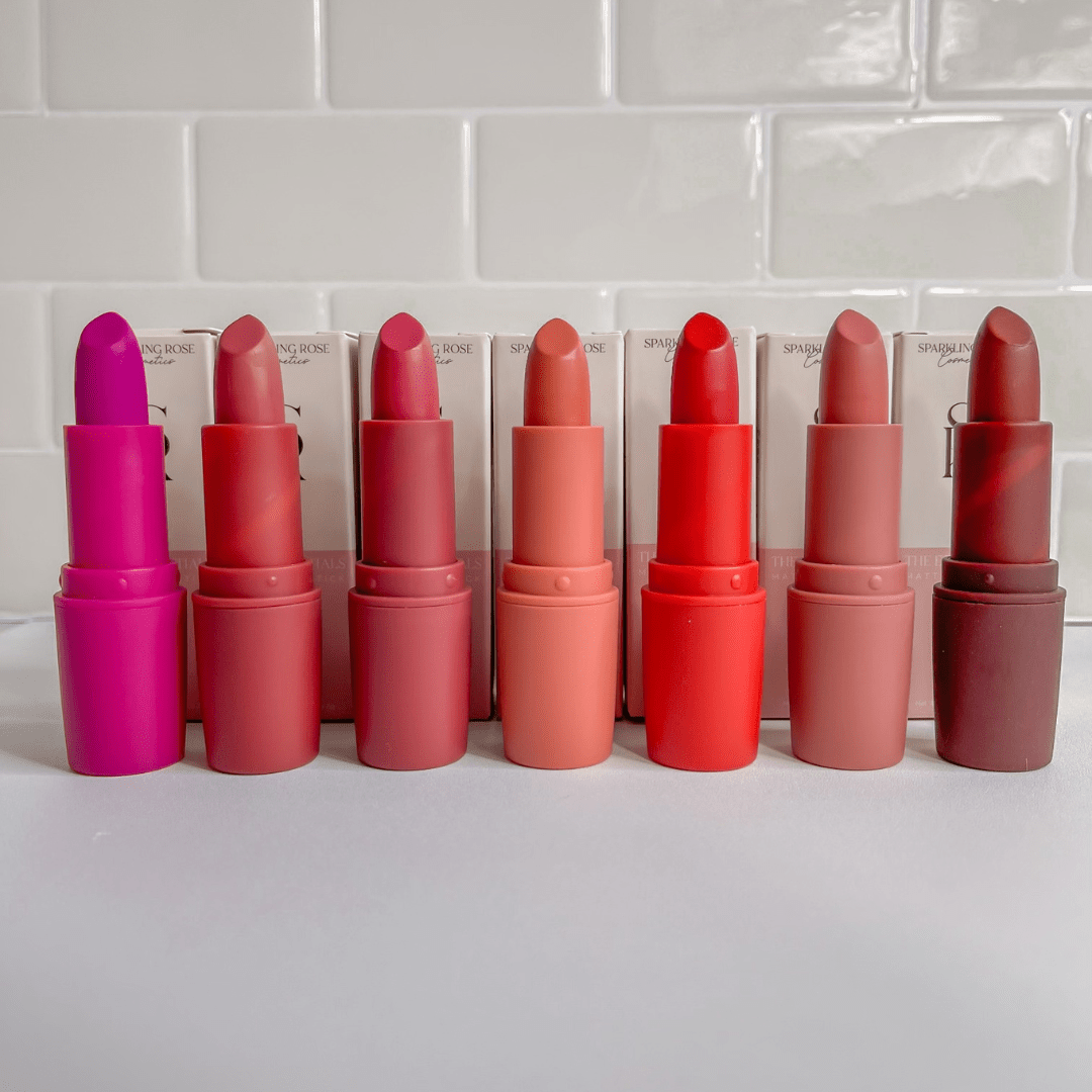 Rose Brown Matte Lipstick  Birthday Suit - Micki Song Cosmetics