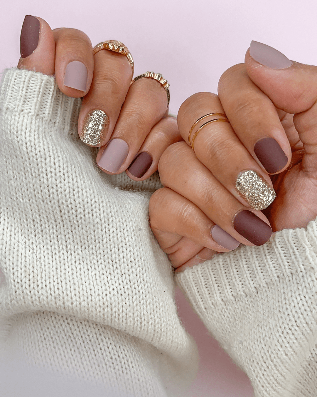 Sparkling Rose Cosmetics Nails Nude Glam