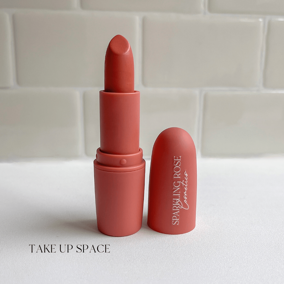 Sparkling Rose Cosmetics Take Up Space The Essentials Matte Lipstick